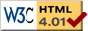 Esta página contiene sólo HTML 4.01 válido